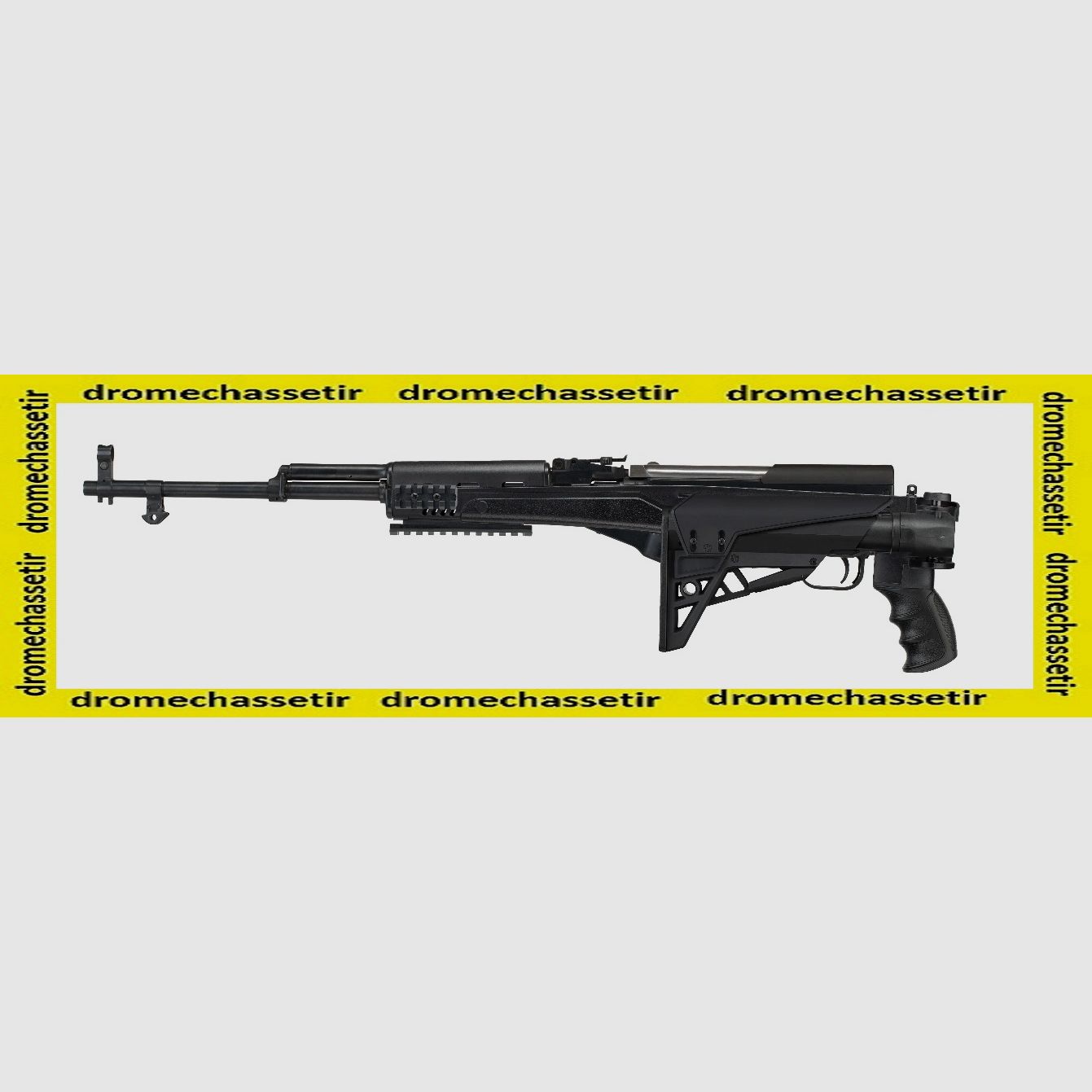 Crosse tactique ATI Strikeforce pour SKS, avec rail picatinny, noir, image 4 sur 4