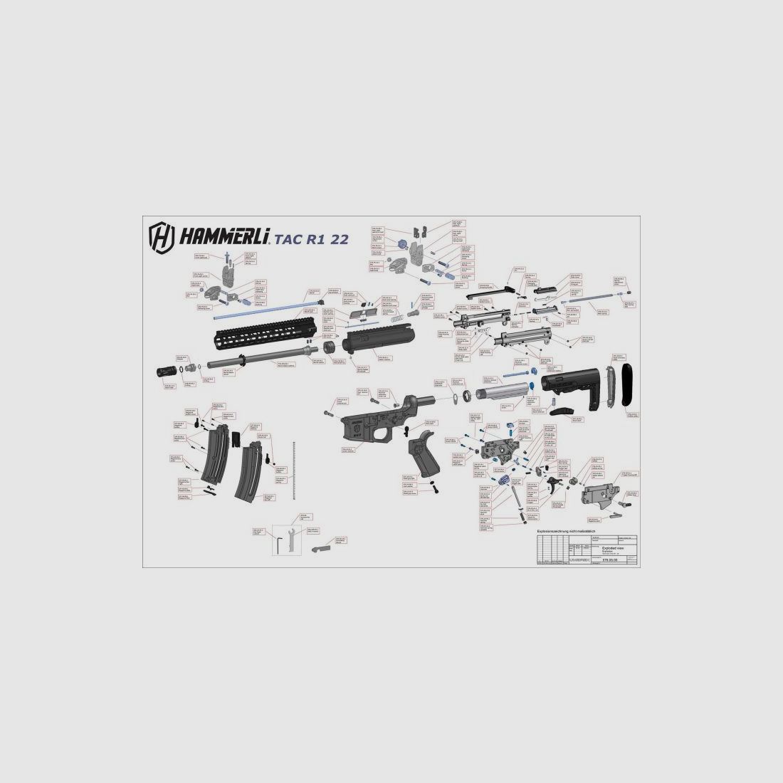 Ersatzteil Umarex Ref. 506.40.05.1 Auswerfer Hammerli TAC R1