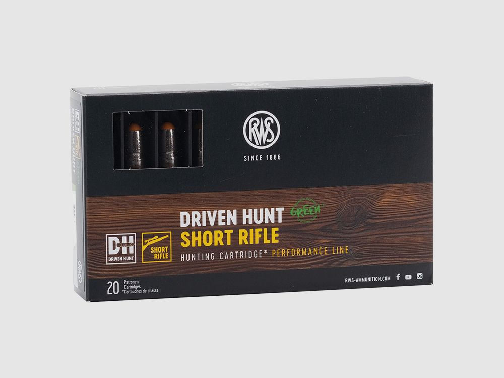 RWS .308 WIN Driven Hunt 9,7g/150gr Büchsenpatronen Bleifrei