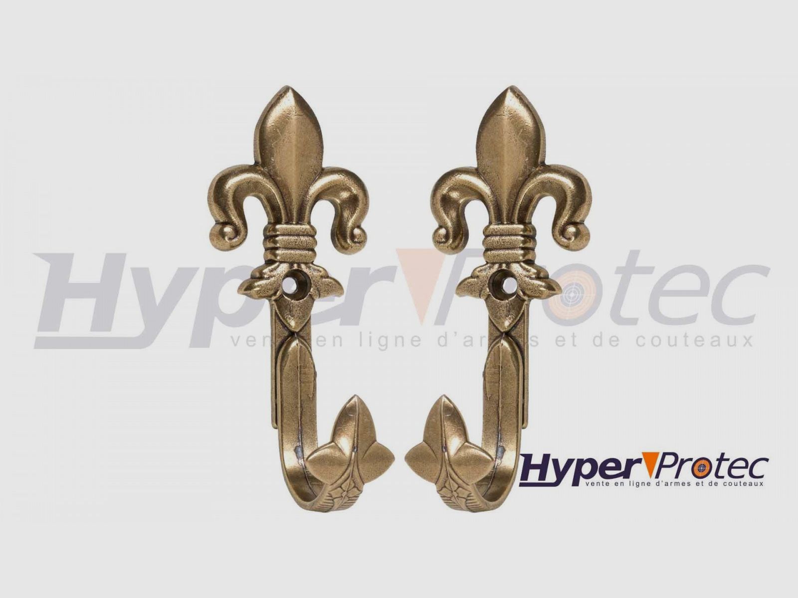 Wandhalterung Fleur De Lys Messing, Bild 2 von 2