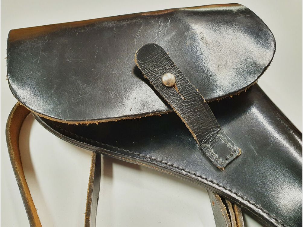 GEBR. DEWALD OHG HK P2 Borsa per pistola segnaletica SigPi P2A2 con tracolla, immagine 3 di 9