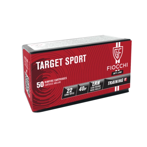 Fiocchi .22LR Target Sport 40GR Munition, Seriennummer: 6501002
