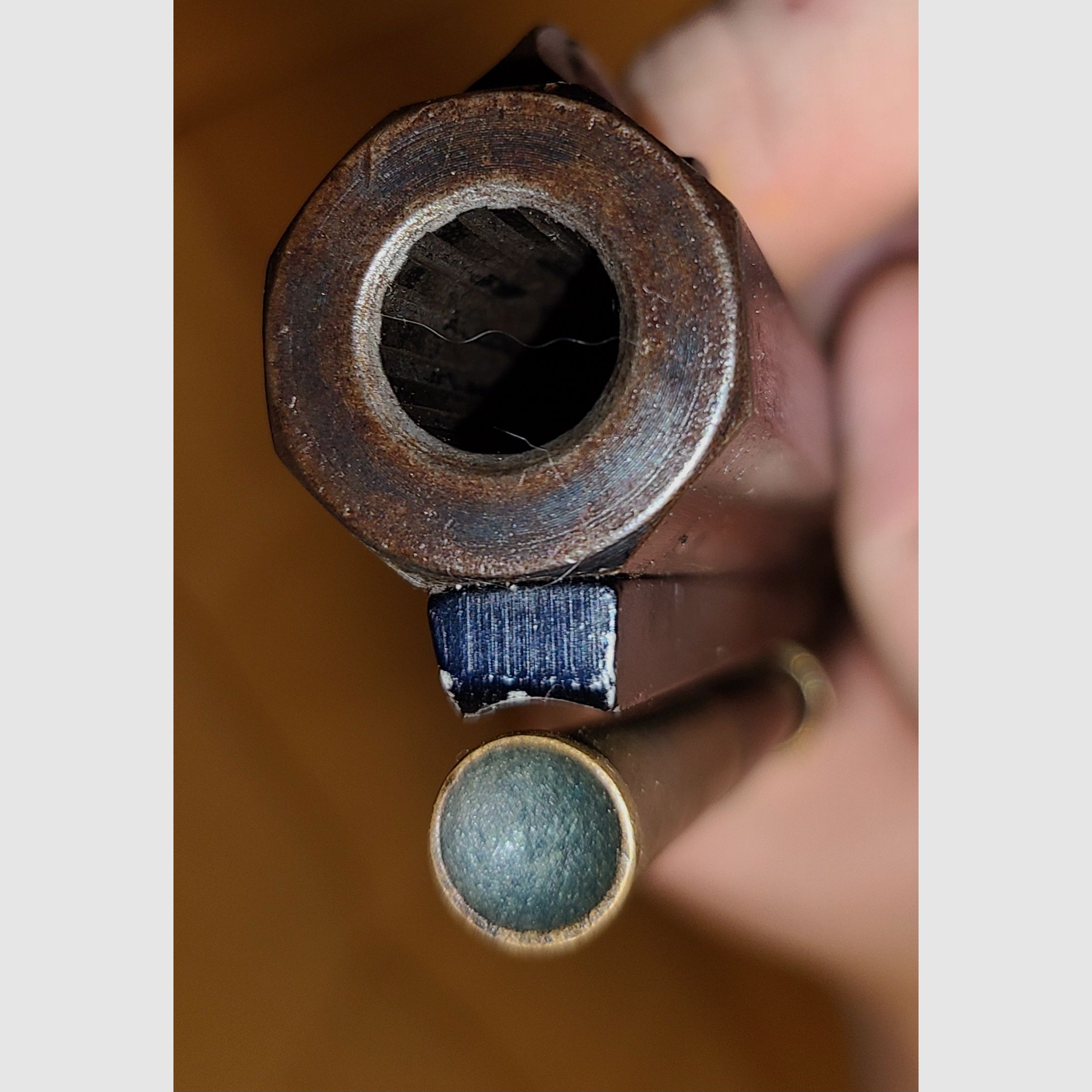 VORDERLADER BÜCHSE 383758 / cal. 45 / NUSSBRAUN / WFW / BLACK POWDER SCHWARZPULVER / HOLZ SCHAFT / TOP ZUSTAND