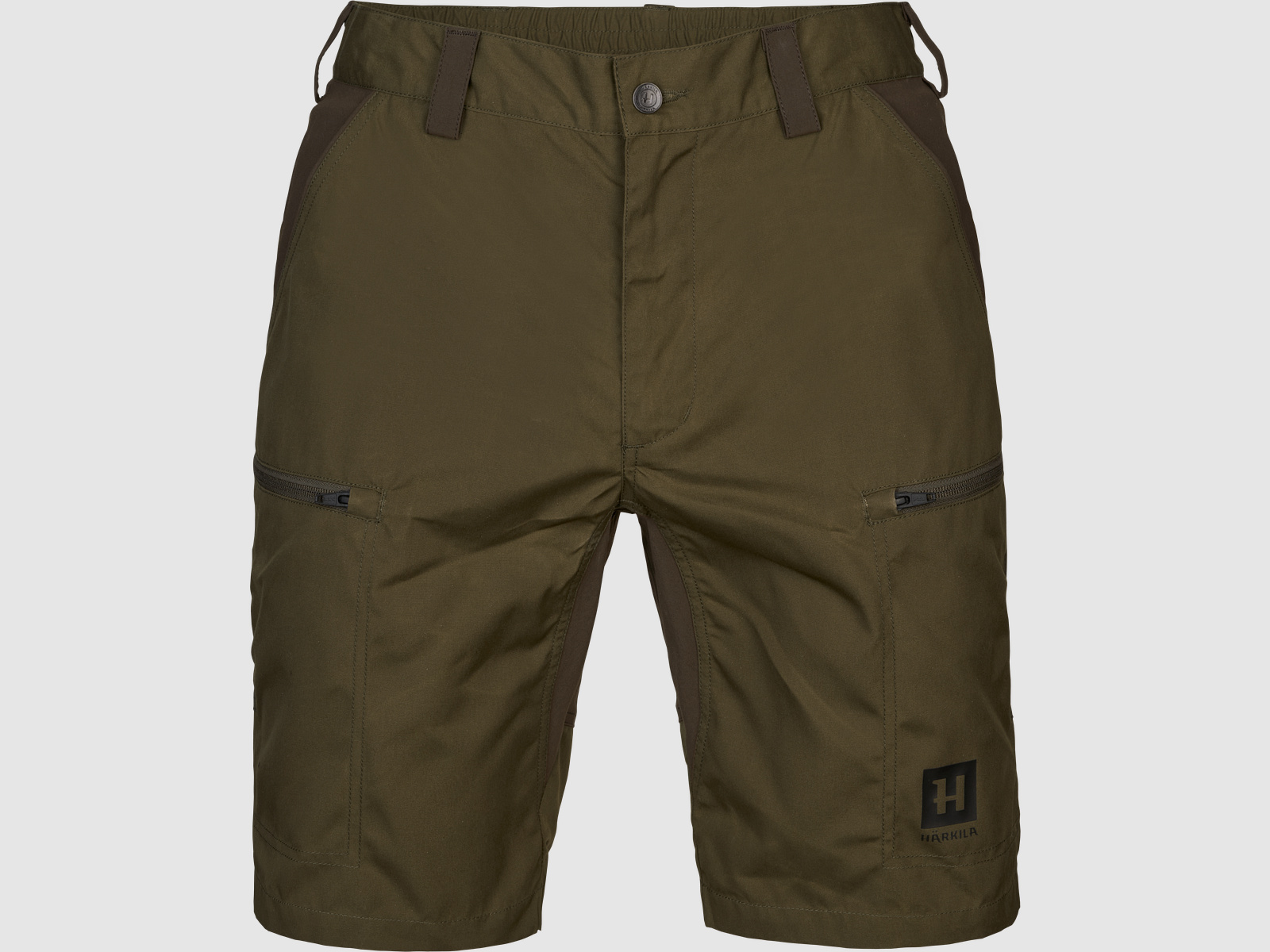 Härkila Fjell Shorts Hombre Verde oliva oscuro/Verde sauce,50