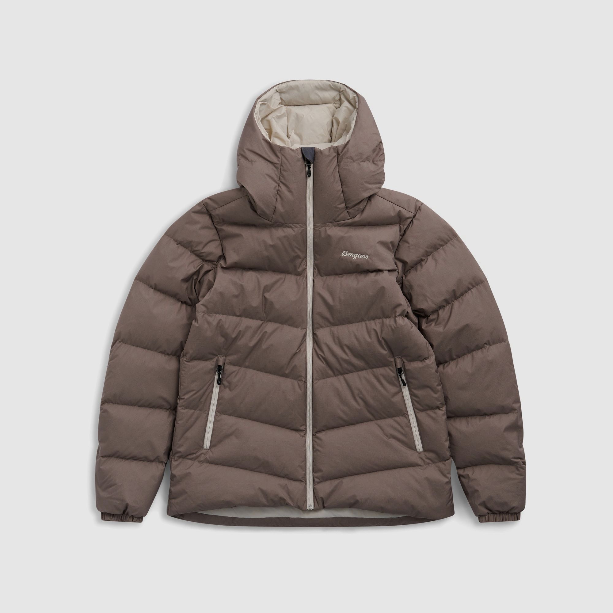Bergans Garmo Down Hood Jacket Women Rock Taupe XL
