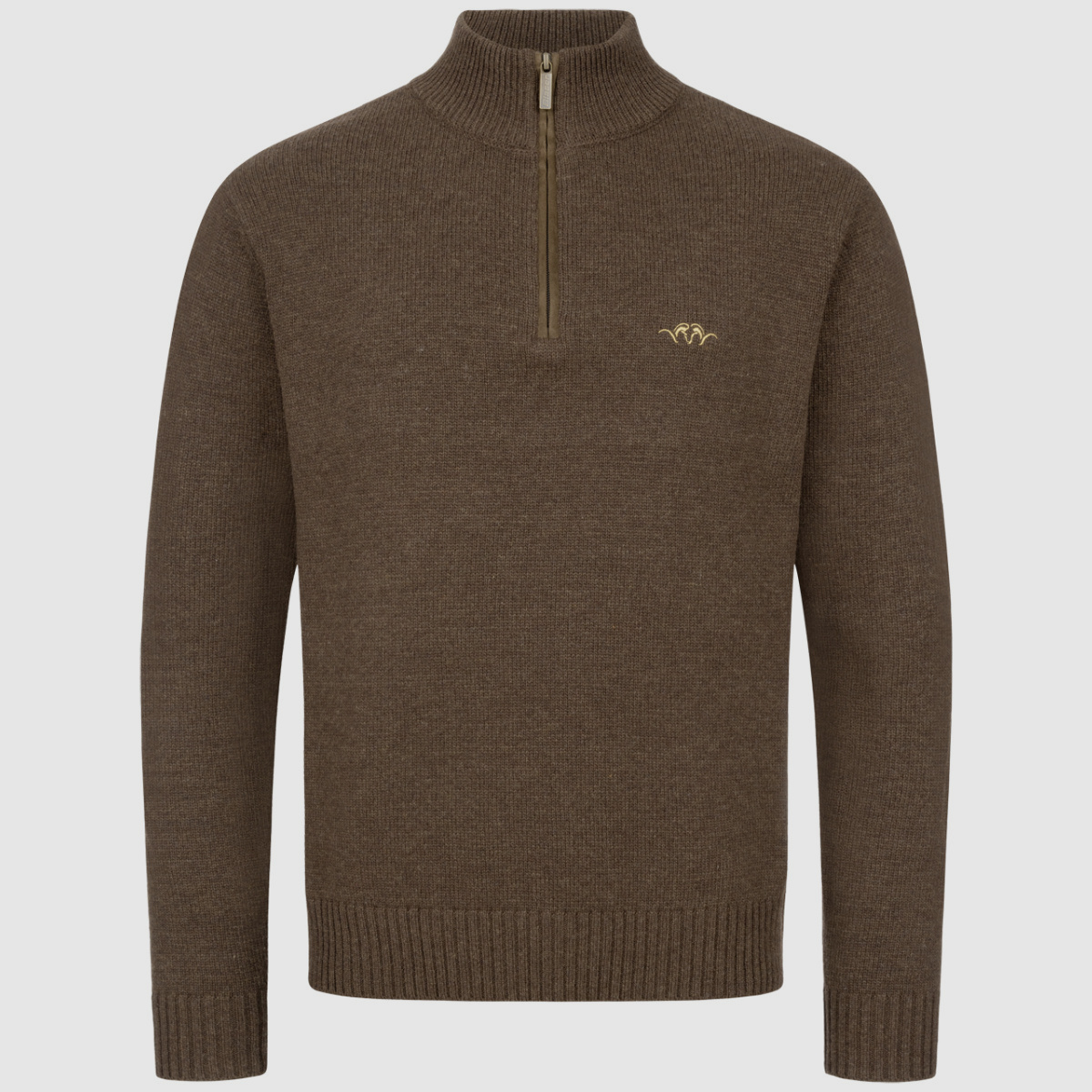 BLASER Herren Woll HZ Sweater Braun