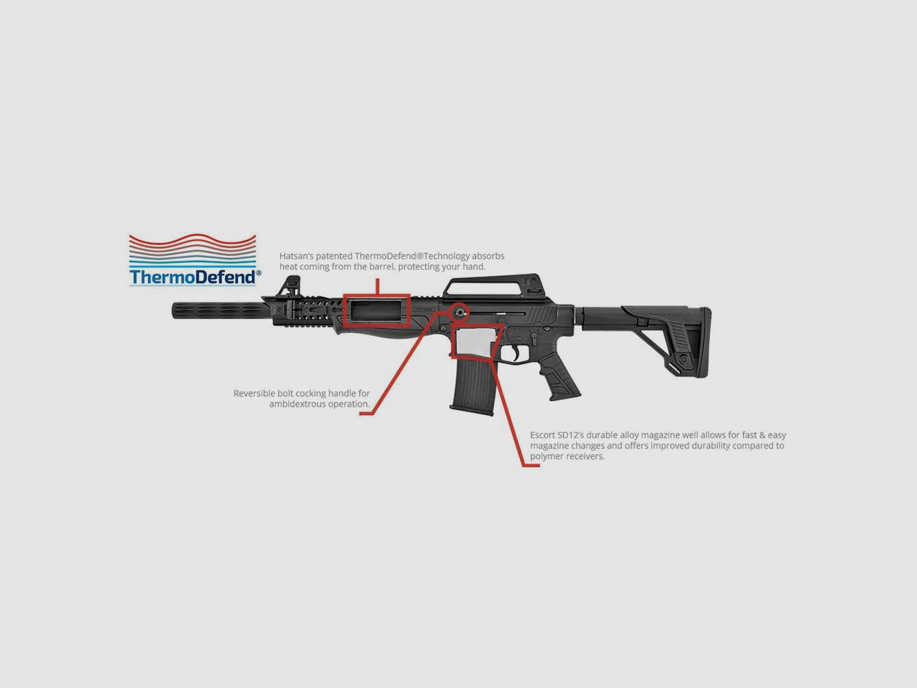 HATSAN ESCORT-SD12-TS-BLACK LL 46cm 12/76 czarny