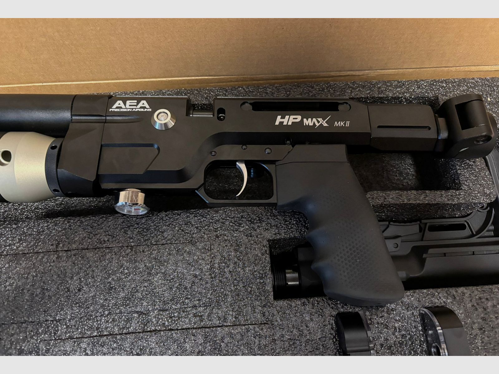 AEA HP MAX MK2 PCP air rifle – as good as new, complete package