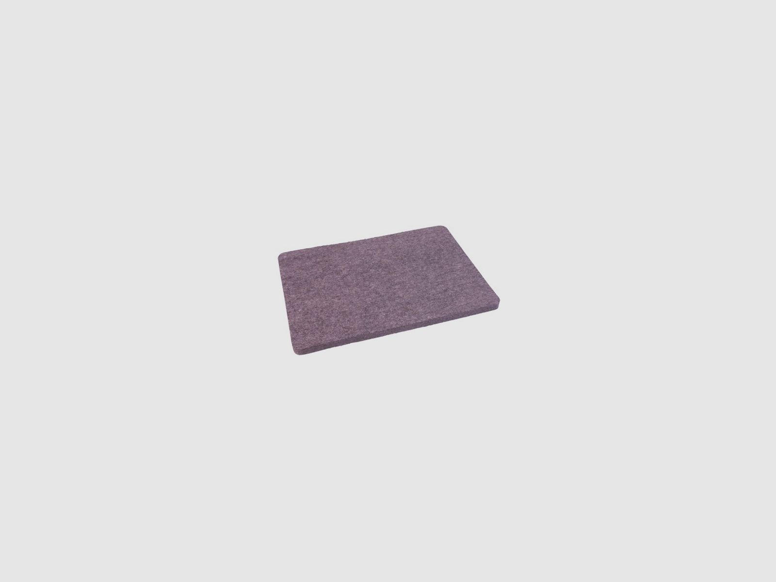 Filzkissen naturmelierter Wollfilz 45 x 31 x 1,5 cm