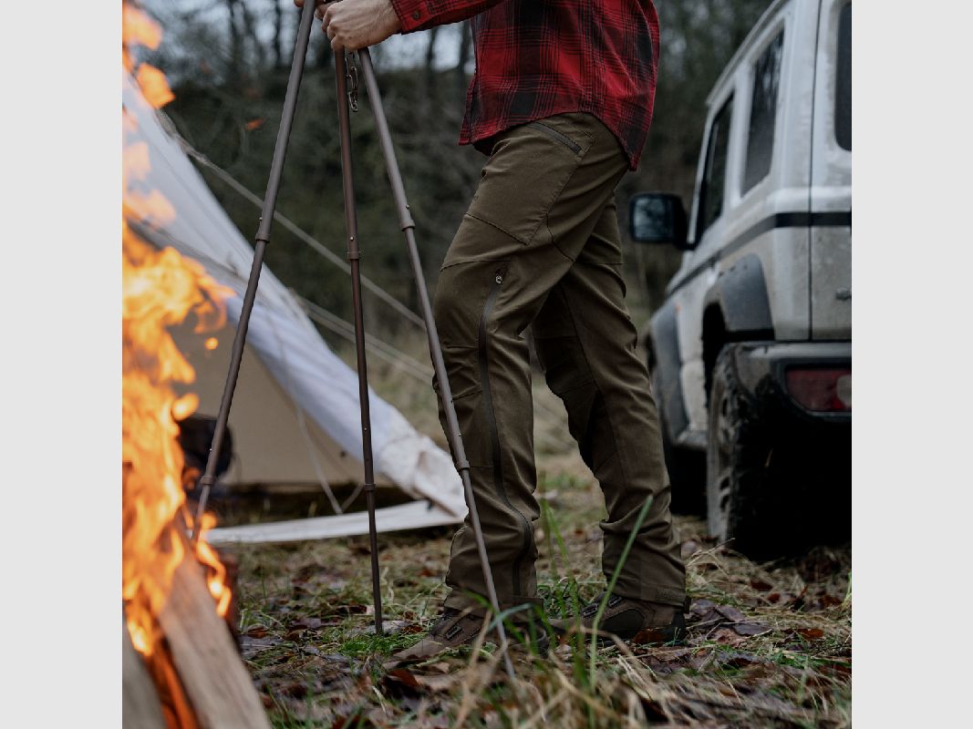 SEELAND Spruce membrane trousers Pine Green/Grizzly Brown, image 10 of 10