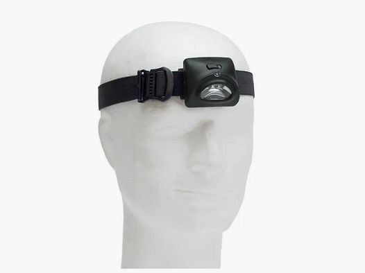 Headlamp / Headlight 3 LED Dark Olive - waterproof + foldable