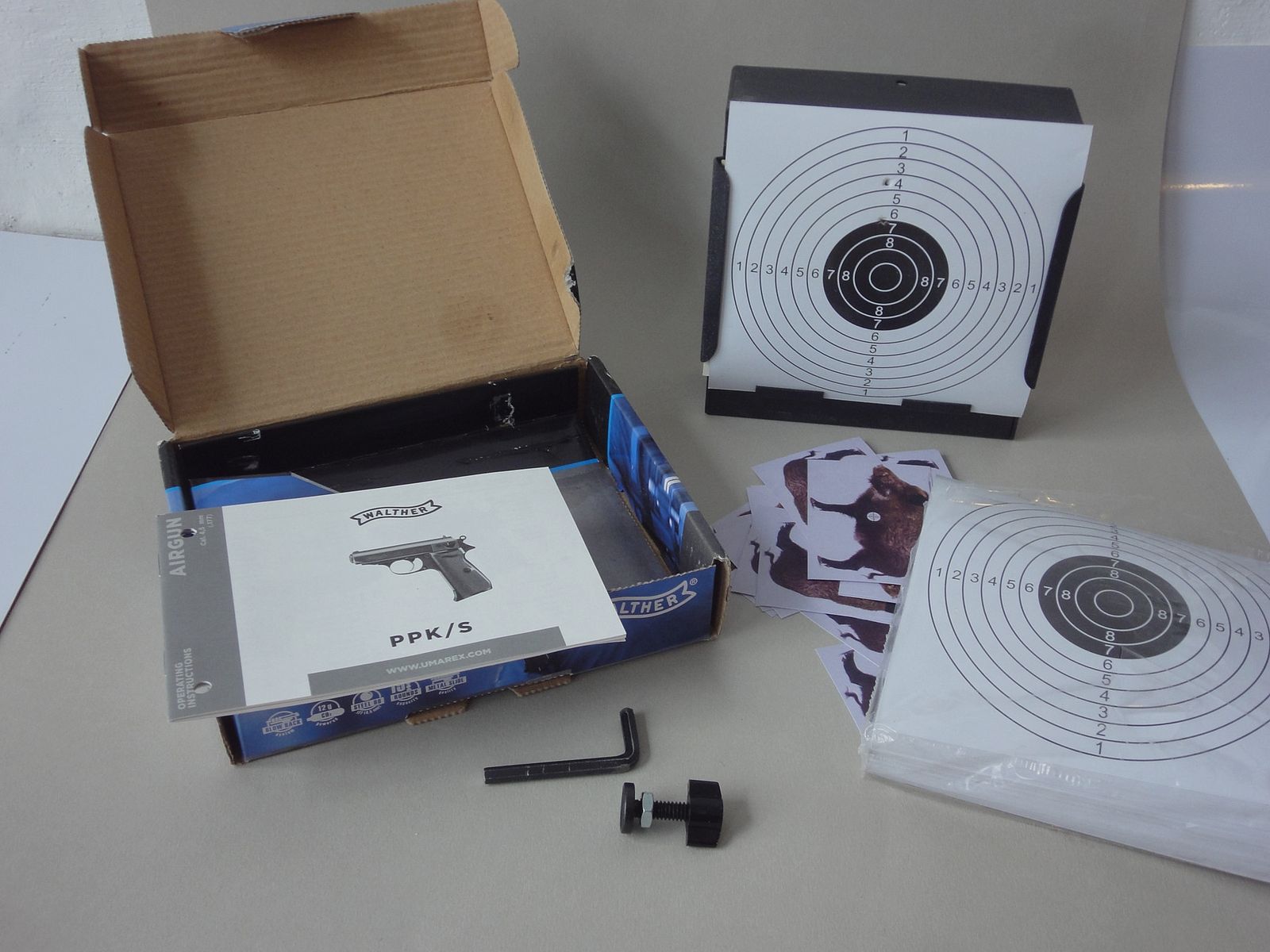 Pistolet à air comprimé Walther PPK/s co2