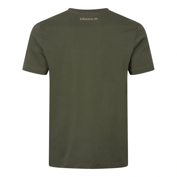 Koszulka HARKILA - Wildboar Logo S/S - Forest Night (112800076), zdjęcie 2 z 6