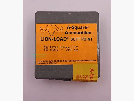 A-Square Ammunition Büchsenpatronen .500 N.E. / 3''