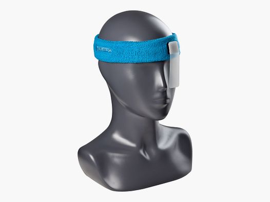 Cinta para la cabeza Simetra con visera azul gorra/cinta de tiro