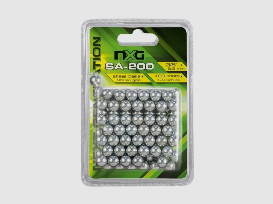 Bolas de acero NXG SA-200 cal. 38 x 100