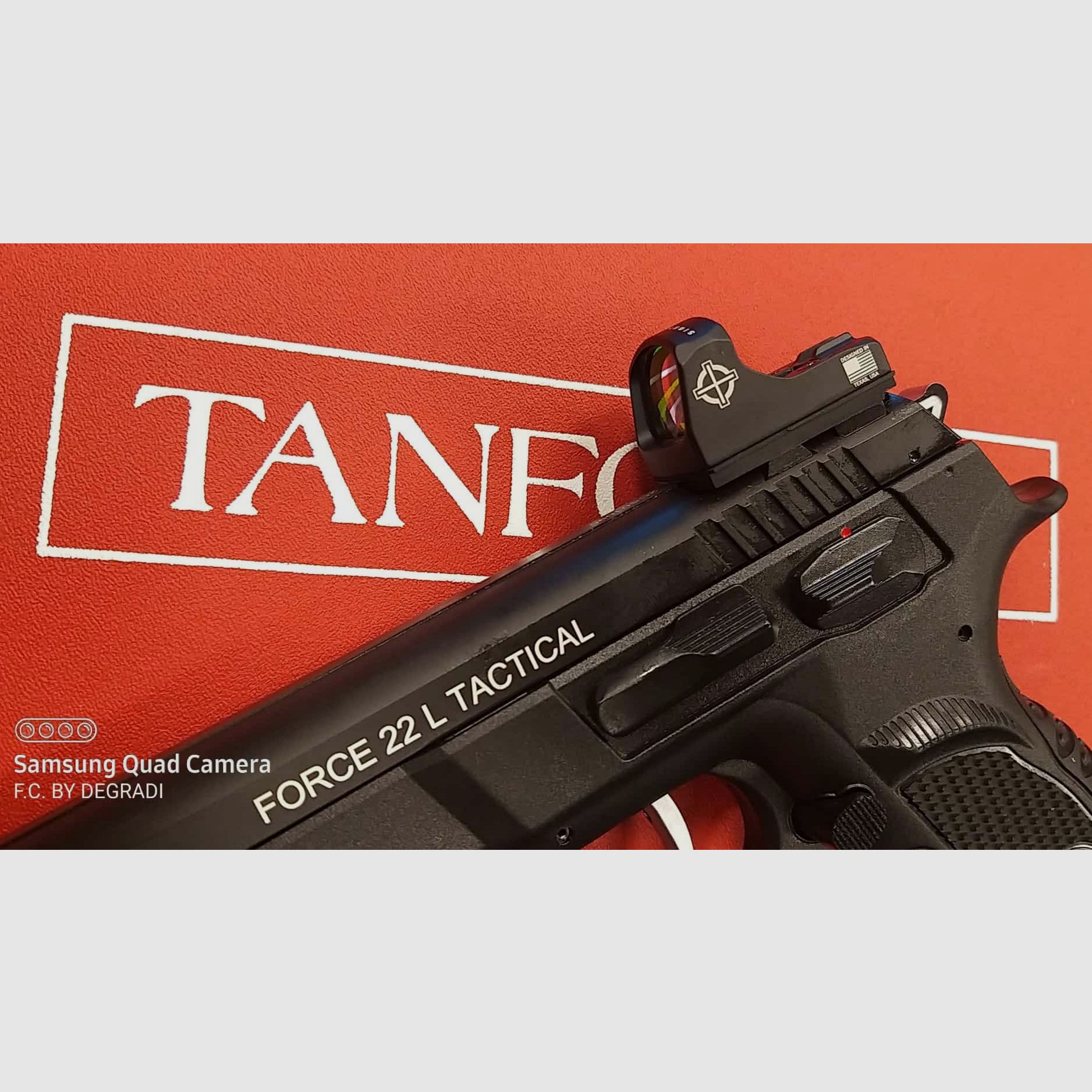 TANFOGLIO FORCE 22 L TACTICAL OPTIK SCHWARZ, Bild 3 von 4