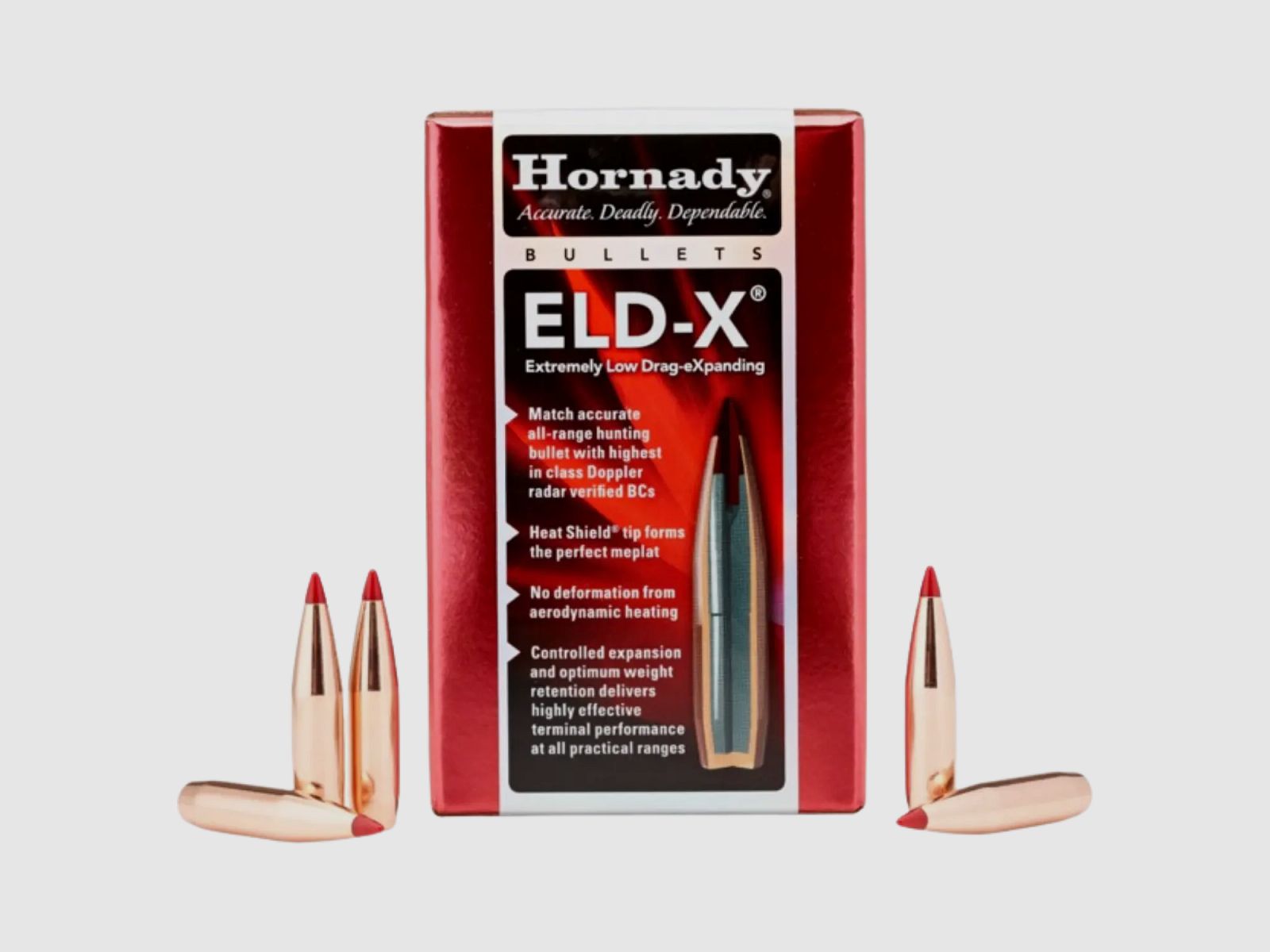 Hornady Bullets 6.5mm (.264) ELD-X 143gr 100 PCS