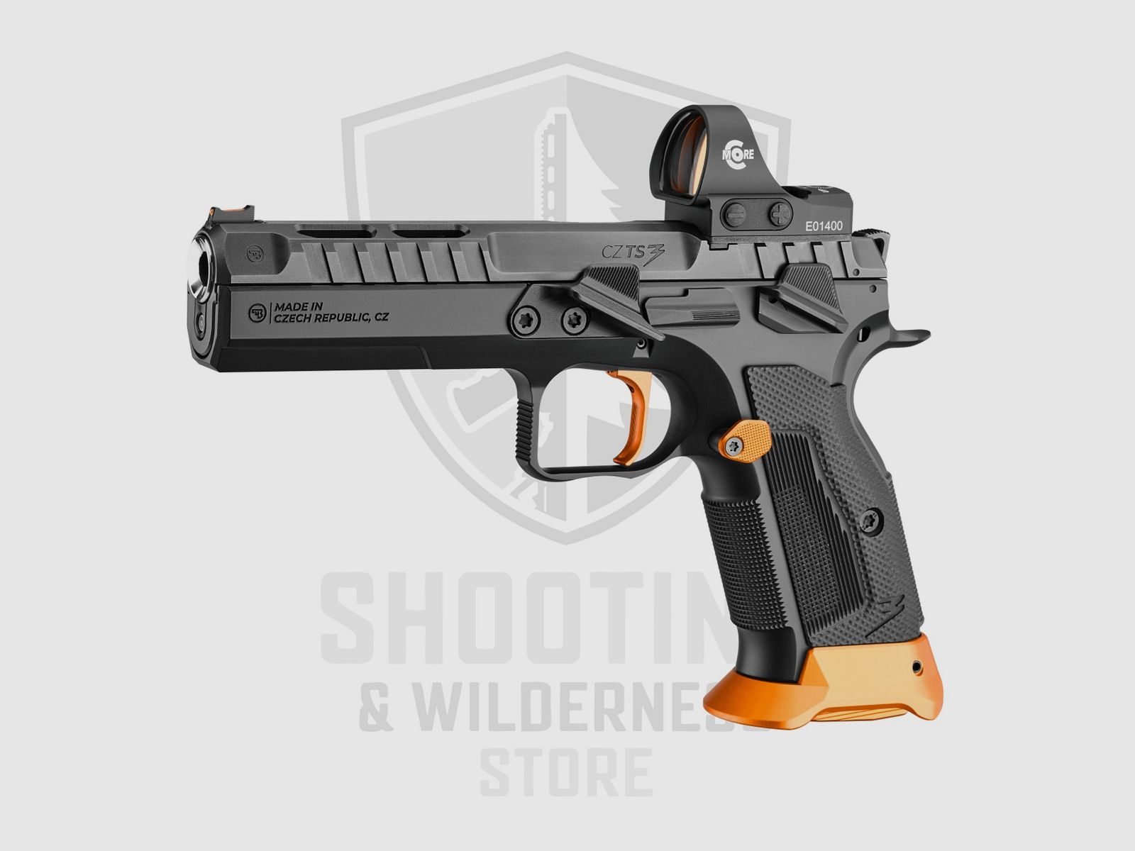 Pistola CZ TS 3 Orange, 20 colpi, immagine 3 di 4