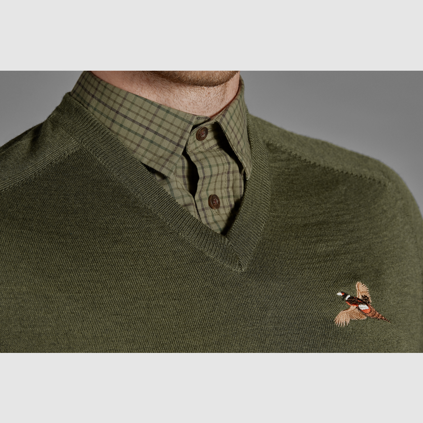 Seeland Woodcock V-neck pullover, billede 3 af 3