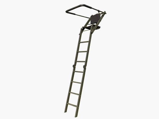 Lot de 5 Échelles pliables 2,50m hauteur d'assise aluminium portables