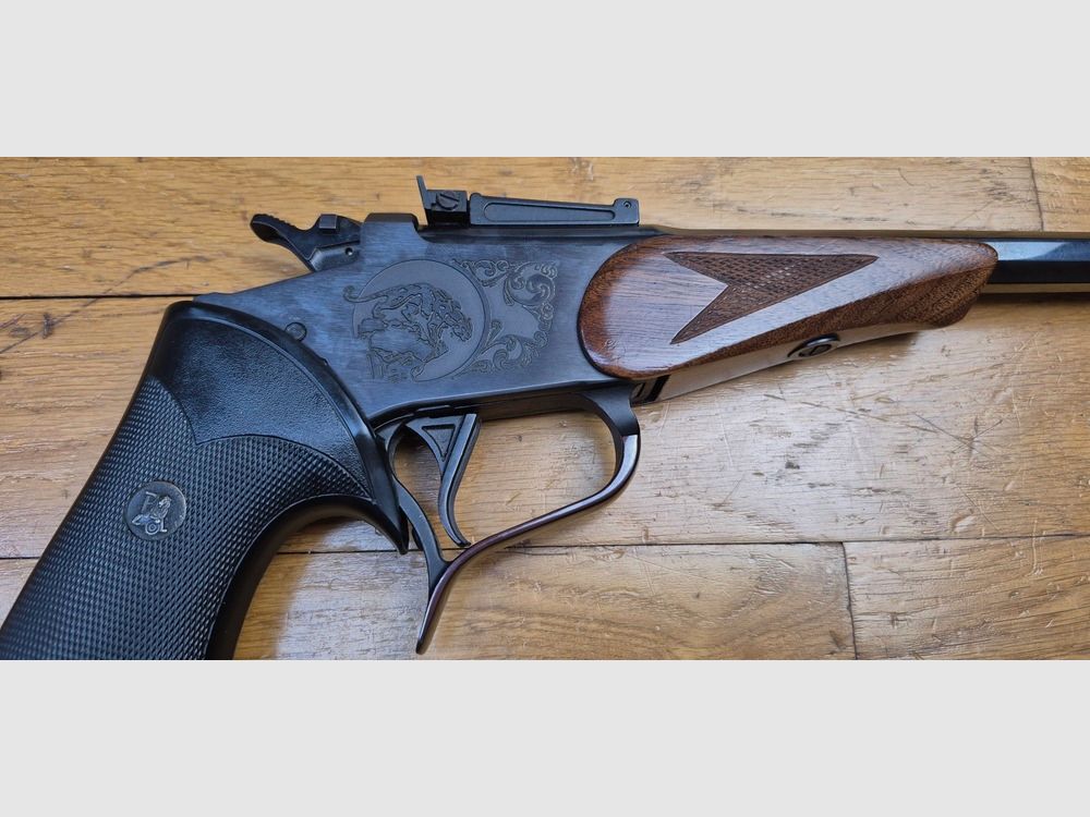 Pistola Thompson Center molto giocosa – Modello Contender – Canne da 10 pollici – Calibro 30-30 o 30WCF – Arma di Rochester dei primi anni '79 – Legno molto bello – Impugnatura Pachmayr molto ben adattata – Superbo canna ottagonale – Eccellente meccanica e grilletto – Bella arma da allenamento e precisione – TBE/TBE+, immagine 26 di 30