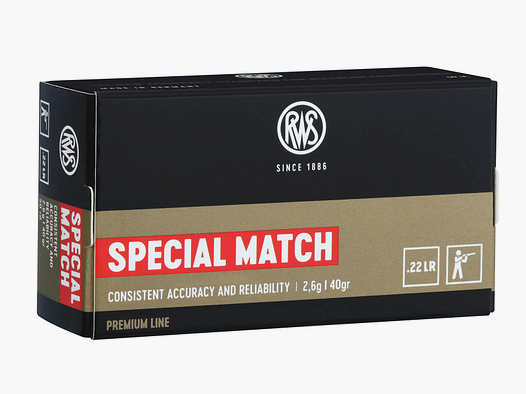 RWS .22lr Special Match 2,6g - 40gr.