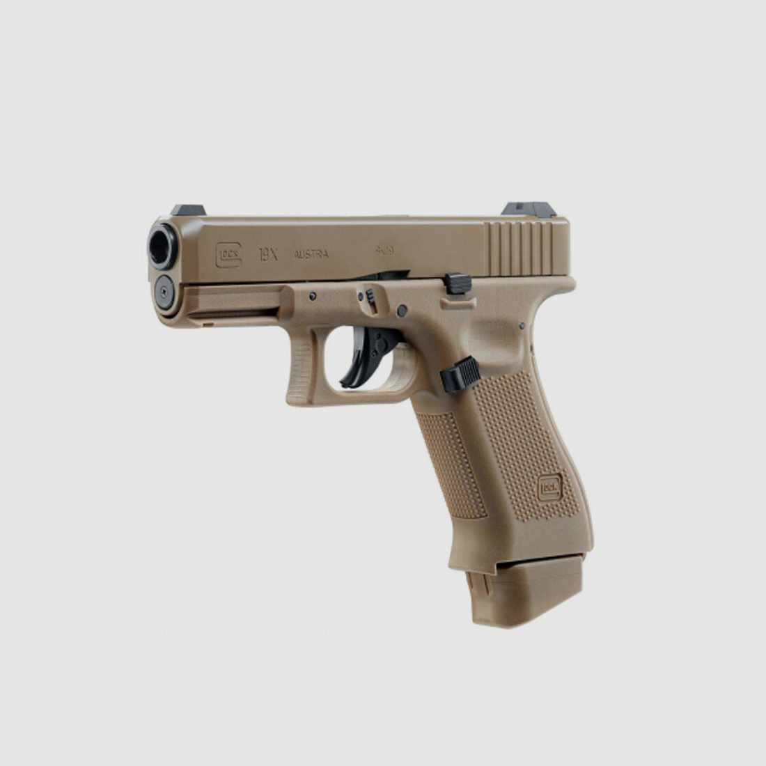 UMAREX	 Glock 19X Airsoft Pistole Co2 6 mm BB Coyote