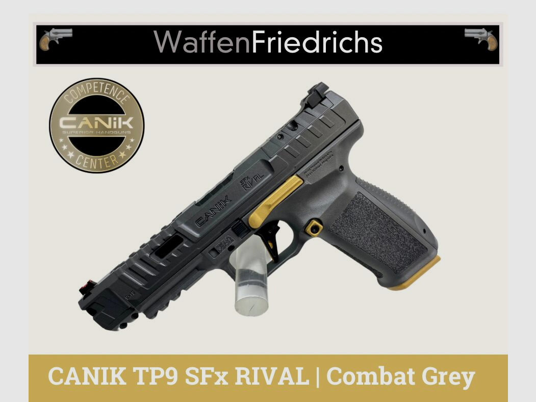 CANIK	 TP9 SFx RIVAL | Combat Grey - Waffen Friedrichs
