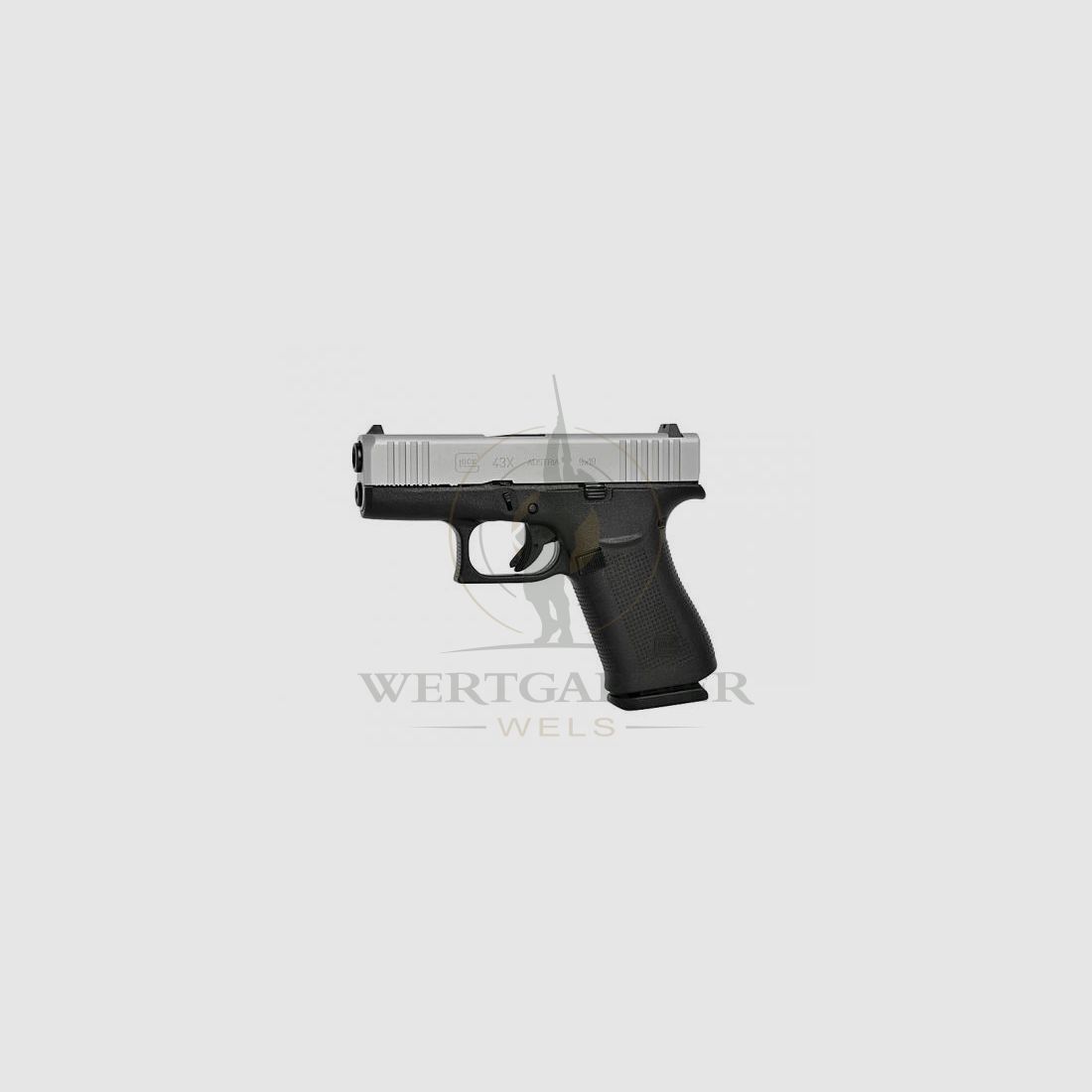 Glock 43X SILVER 9x19 EXCHANGEABLE, Bild 1 von 3