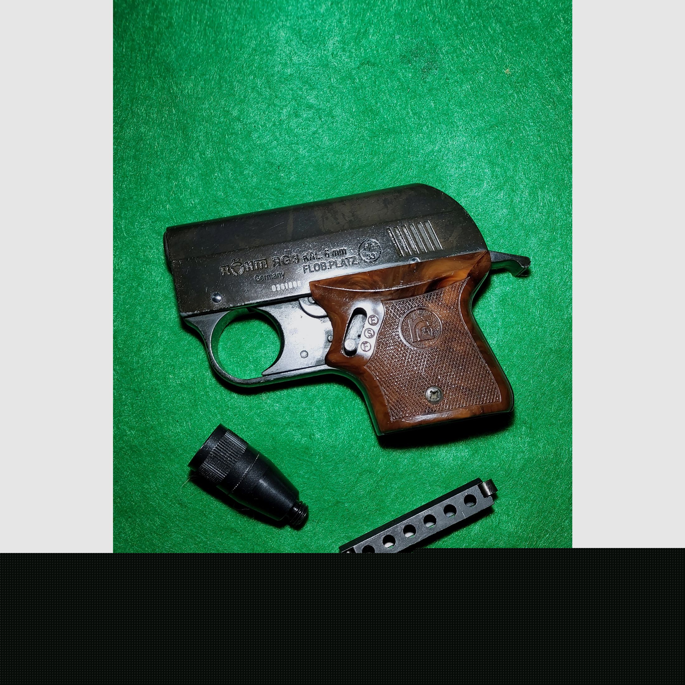 Röhm RG 3 blank firing pistol cal. 6mm Flobert (PTB 33)