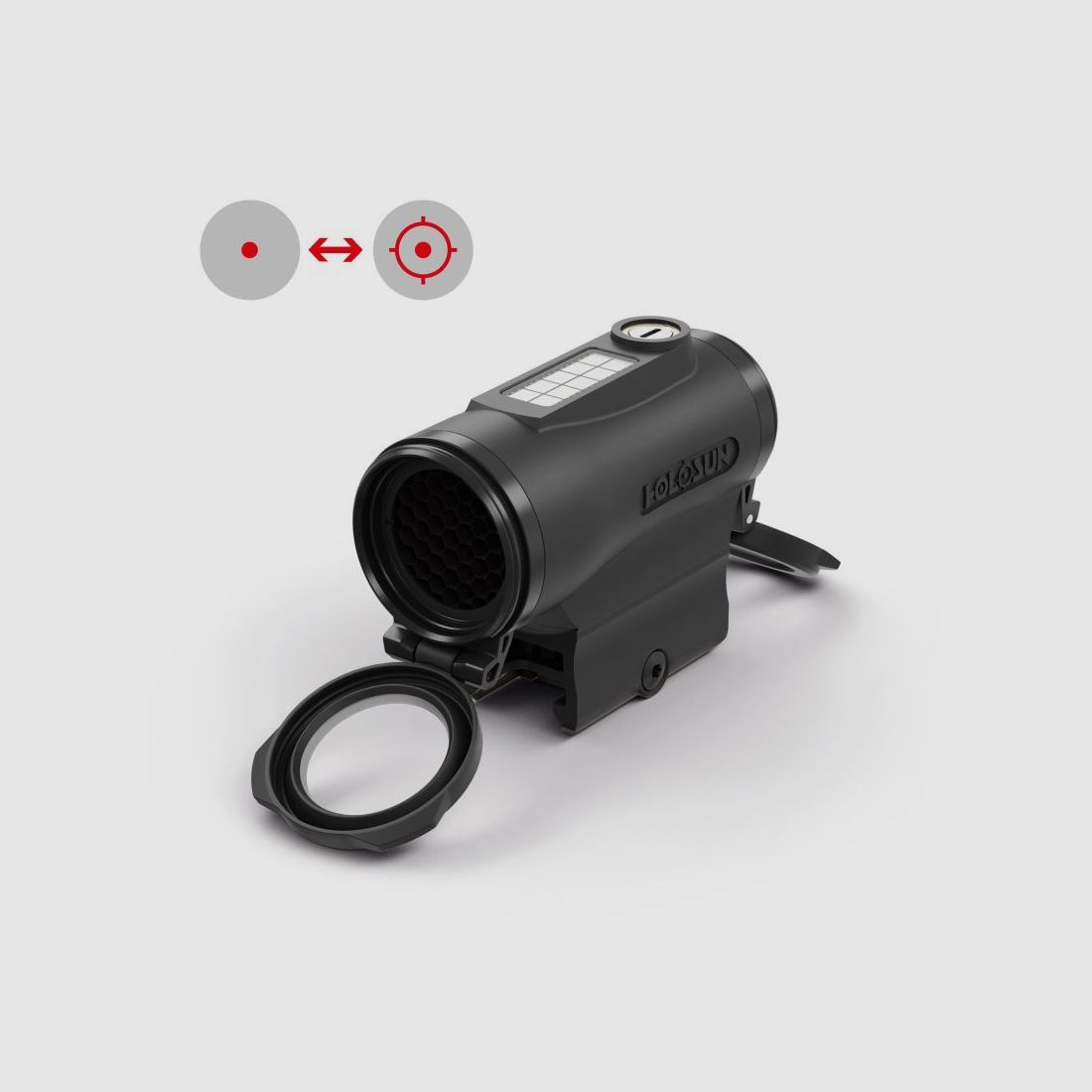Holosun Reflexvisier HE530C-RD mit rotem Wechselabsehen: 2MOA Dot & 65MOA Circledot, Bild 1 von 6