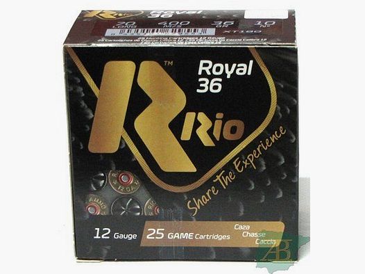 Kiste Patronen RIO ROYAL 36GR