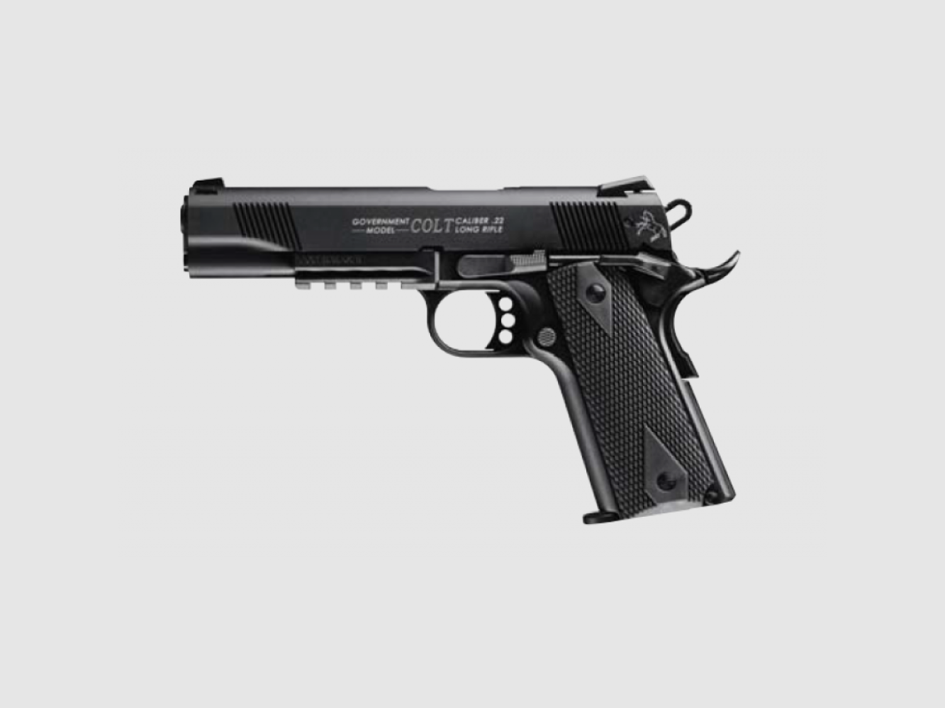 Walther Colt 1911 Rail Gun, 22 LR, 12 Schuss