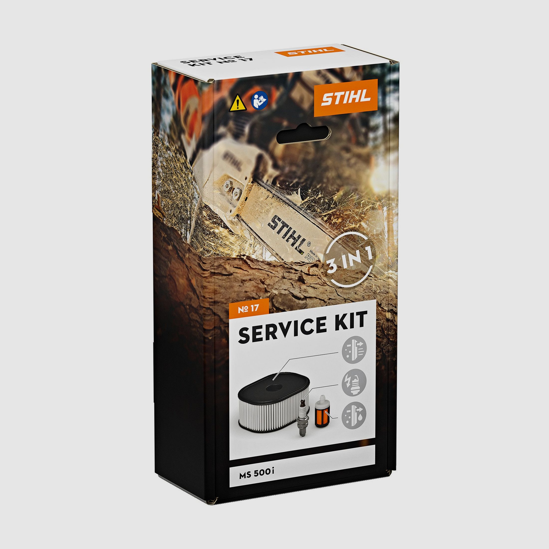 Stihl service kit for chainsaws