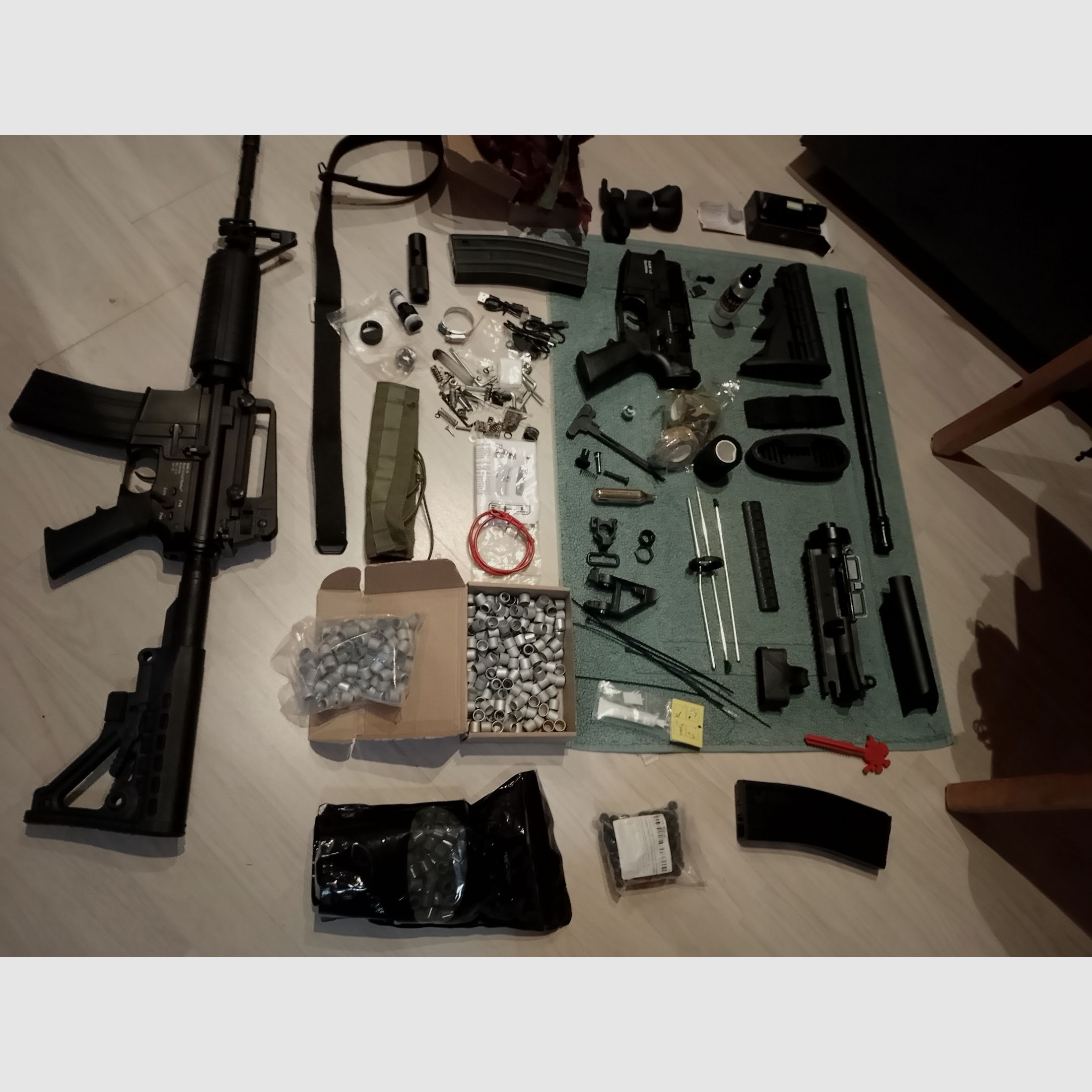 Letzte Chance! 2  .43 RAM Makierer Sturmgewehr 1R Gewehr Umarex CO2 Druckluft Set Sammlung Bastler Tausch inzahlungsnahme PCP Luftgewehr Pressluft Home Defense Festpreis 