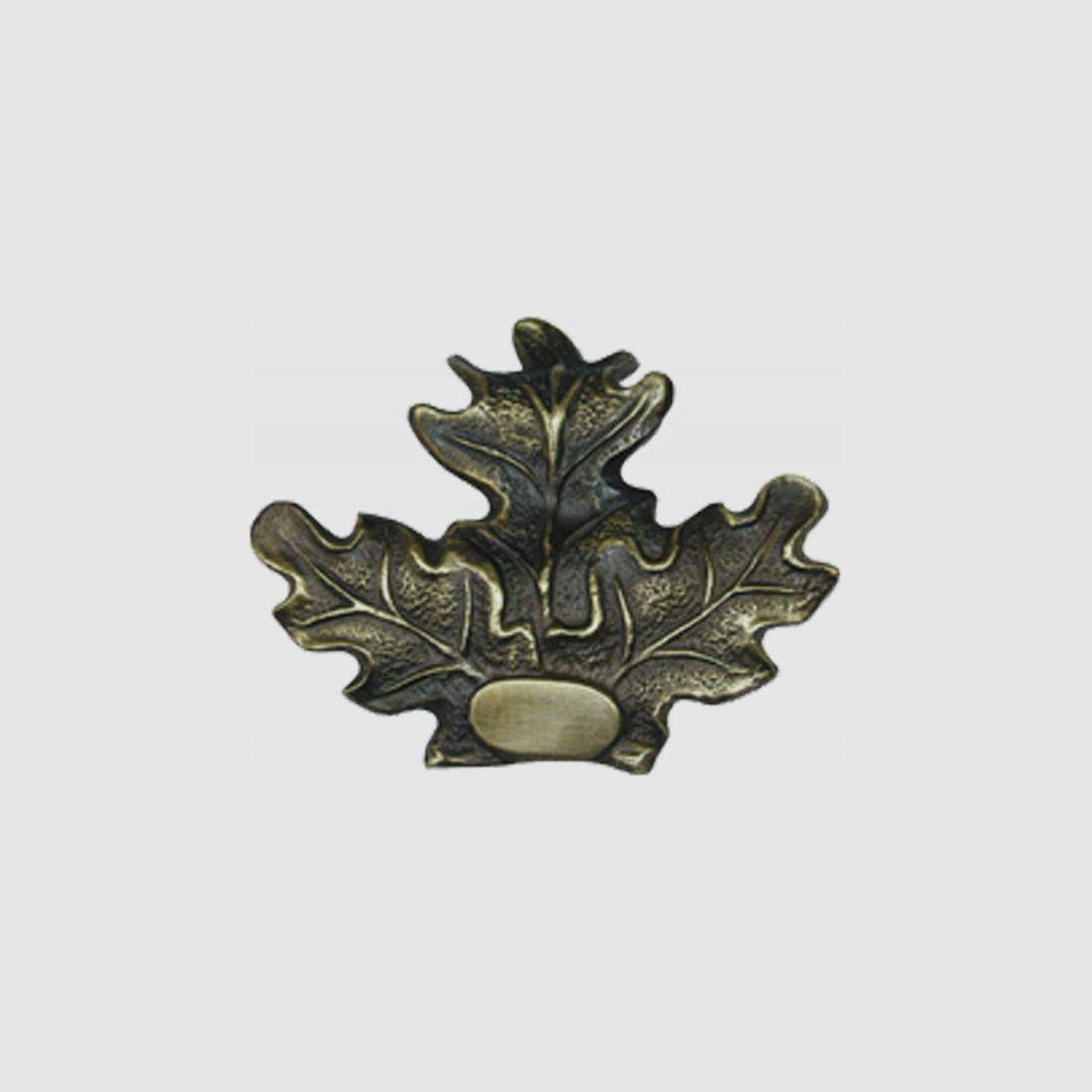 Eichenlaubabdeckung Bronze