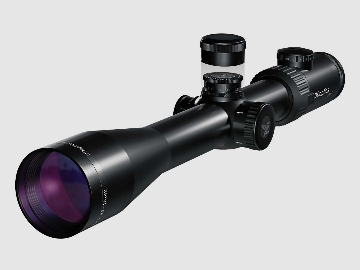 DDoptics 442511133 Zielfernrohr Nighteagle V6 2,5-16x42 Gen3 MRAD A4N