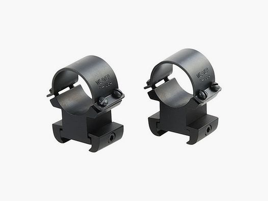 Weaver Sure Grip Windage 4-Hole Weaver-Style Ring matte black 25.4mm extra high, BH 14.60mm