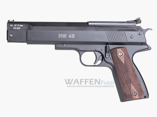 Weihrauch HW 45 luchtpistool kaliber 4,5mm diabolo