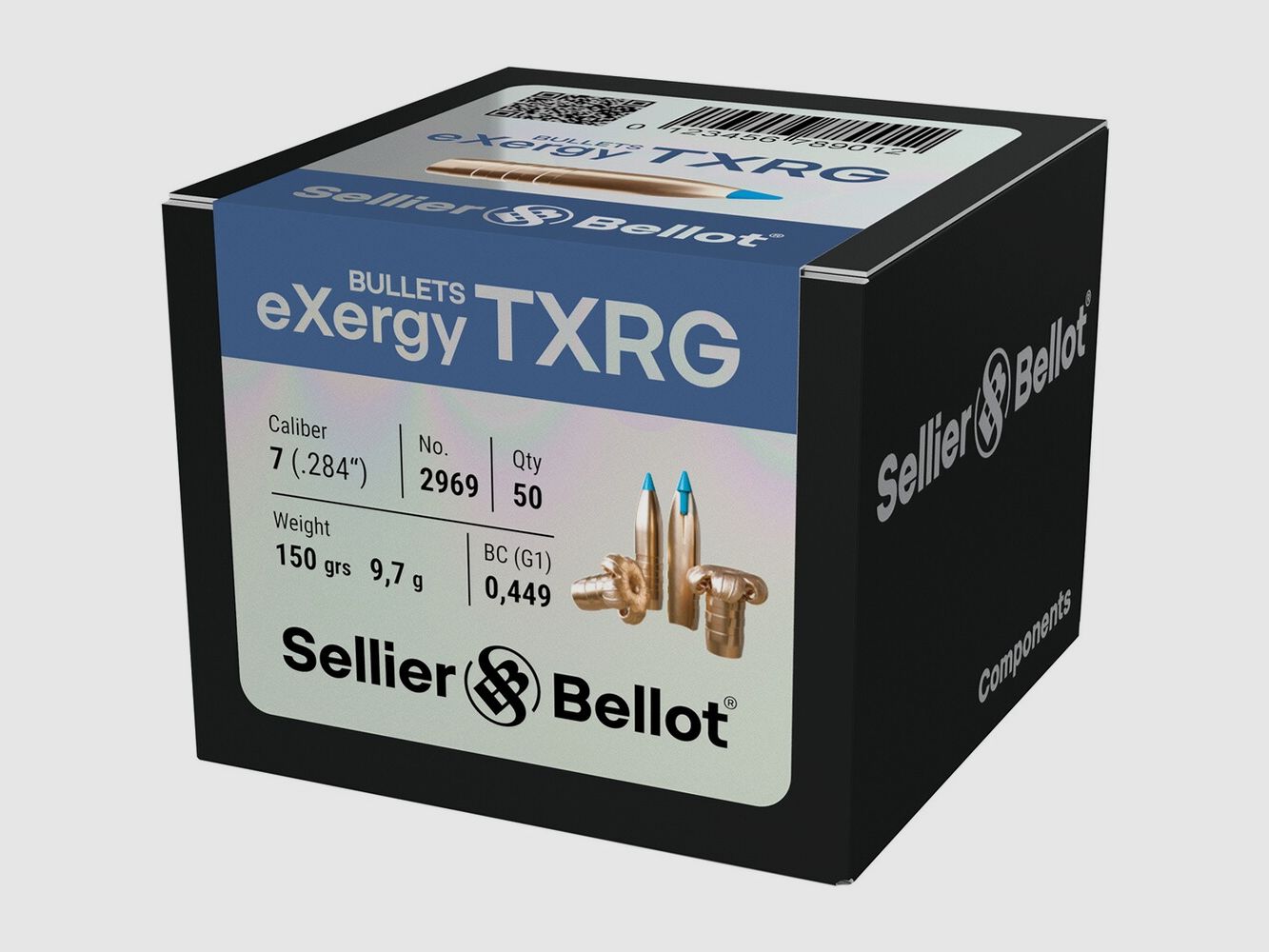 Sellier & Bellot Geschosse .284 TXRG Blau 9,7g/150gr., Bild 1 von 2