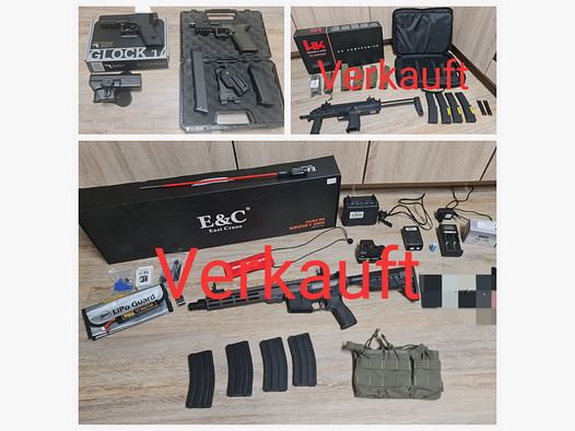 Airsoft Pistole Novritsch SSP18 GBB, VFC Glock 17 Gen5 GBB