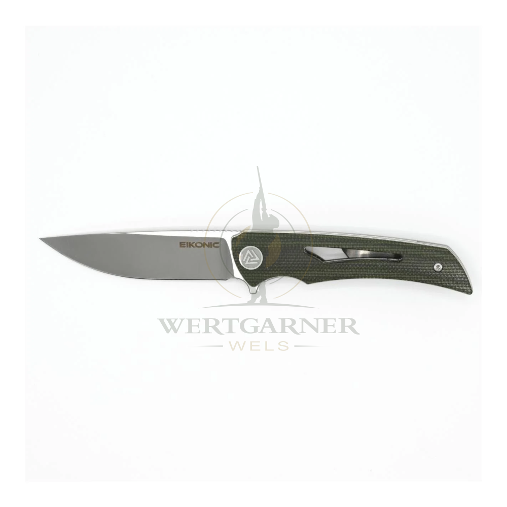 Eikonic Couteau Pliant Aperature Micarta olive, image 2 sur 2