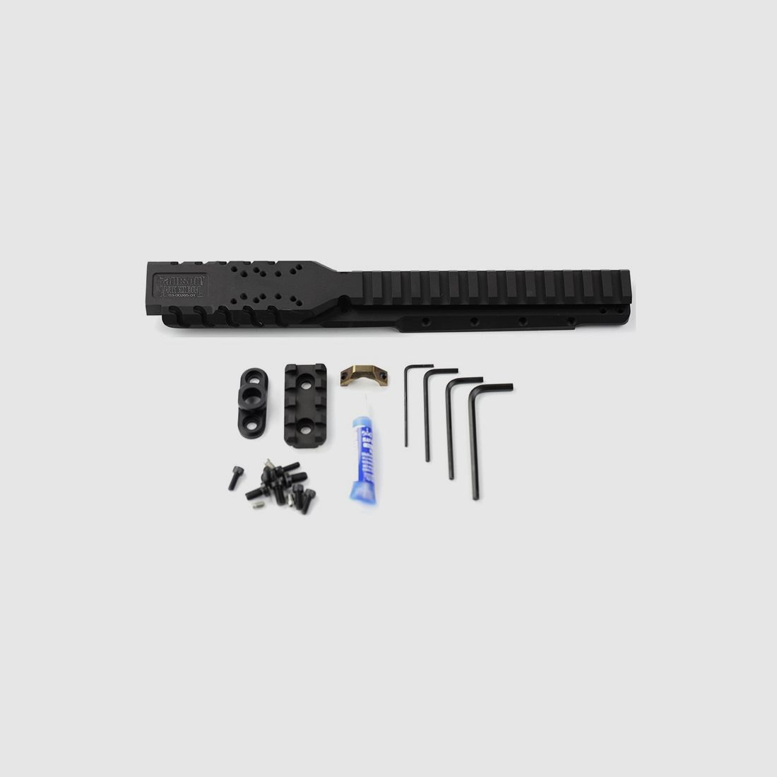 SAMSON MANUFACTURING CORP RUGER® MINI-14® RUGER® MINI THIRTY® SAMSON MANUFACTURING CORP HANNIBAL RAIL FOR RUGER MINI-14 & THIRTY-2007/EARLIER BLACK, imagen 1 de 2