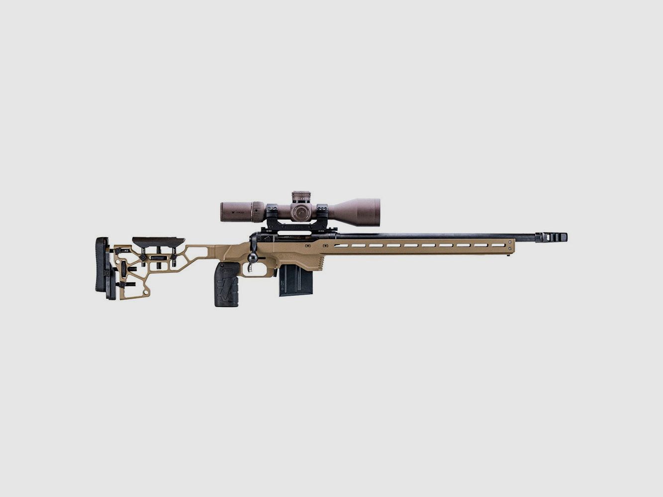MDT ACC Chassis System Savage LA CIP 338 Lapua Magnum RH FDE