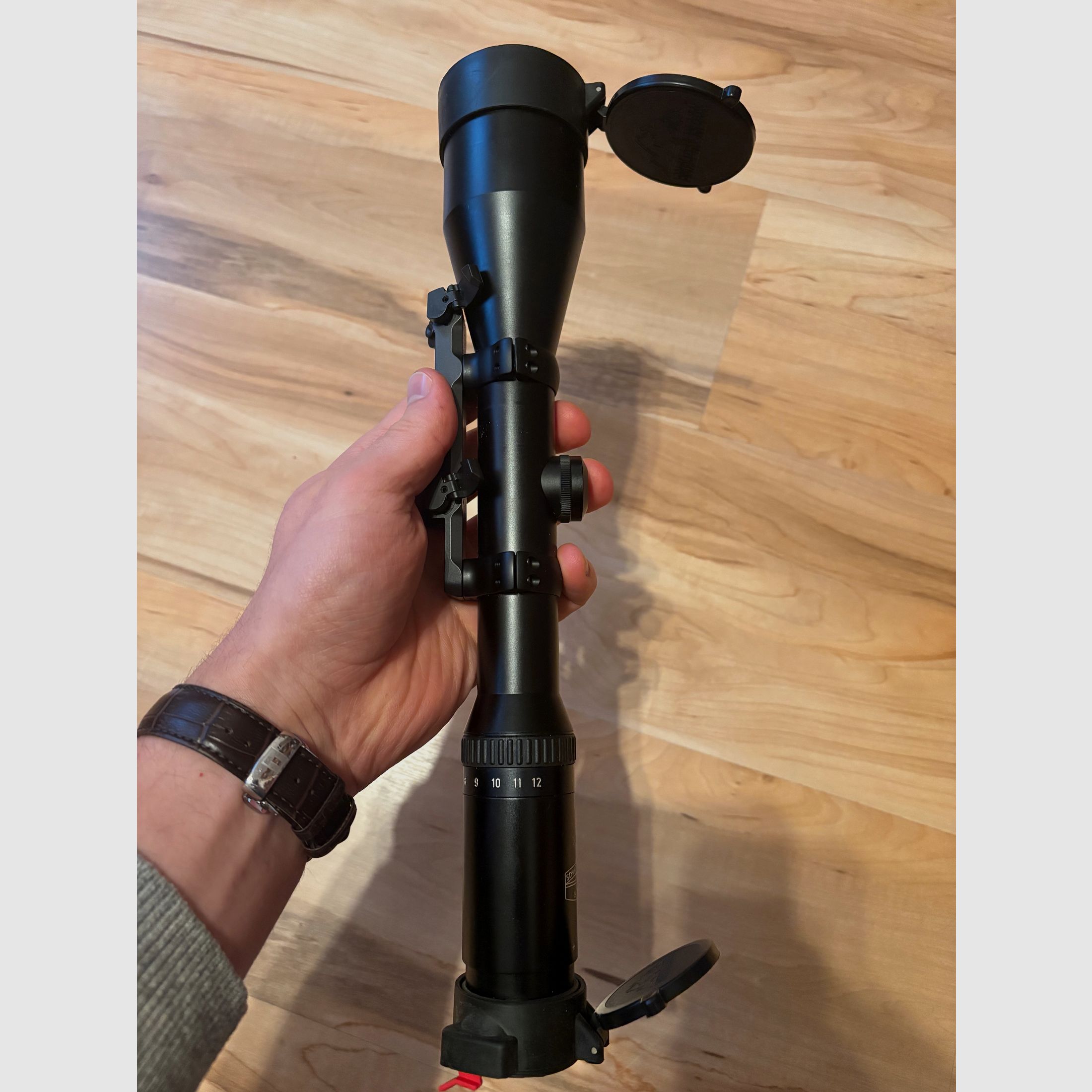 Schmidt & Bender 3-12x50 with Blaser saddle mount