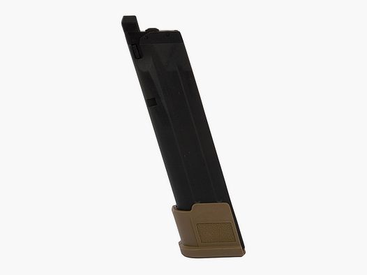 Ersatzmagazin fĂĽr CO2 Softairpistole Sig Sauer ProForce P320 M17 tan Kaliber 6 mm BB