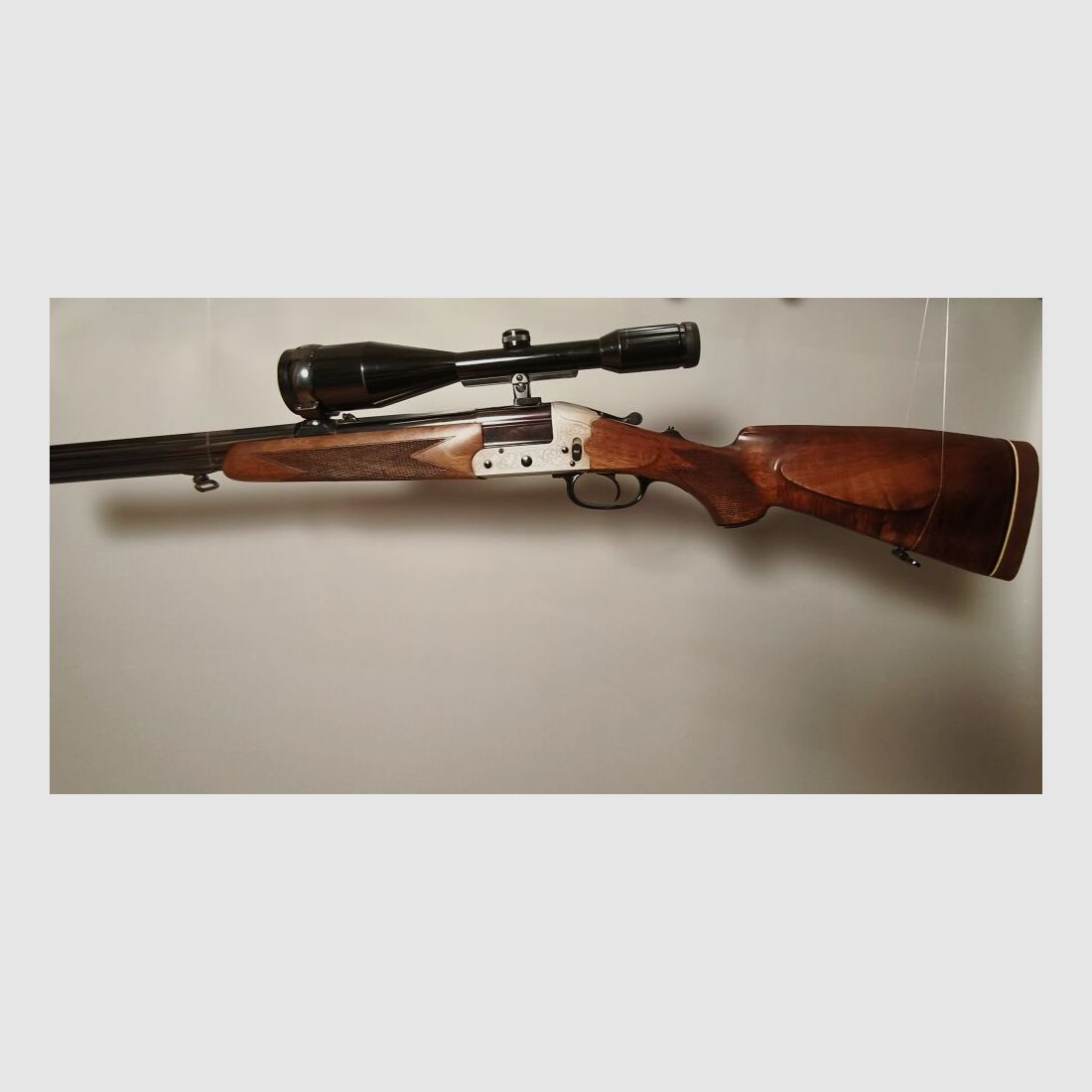 Heym 22S BBF Bockbüchsflinte .222RemMag 16/70 mit Swarovski 8x56 Zielfernro .222RemMag;16/70