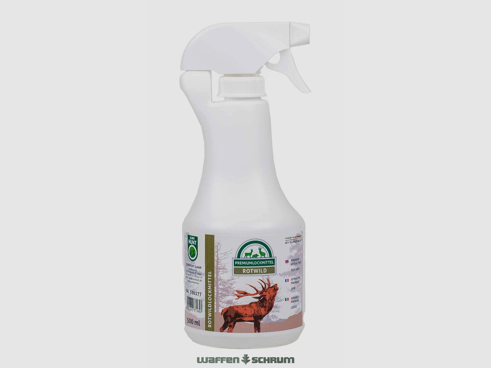 Eurohunt przynęta na jelenie 500ml butelka z pompką