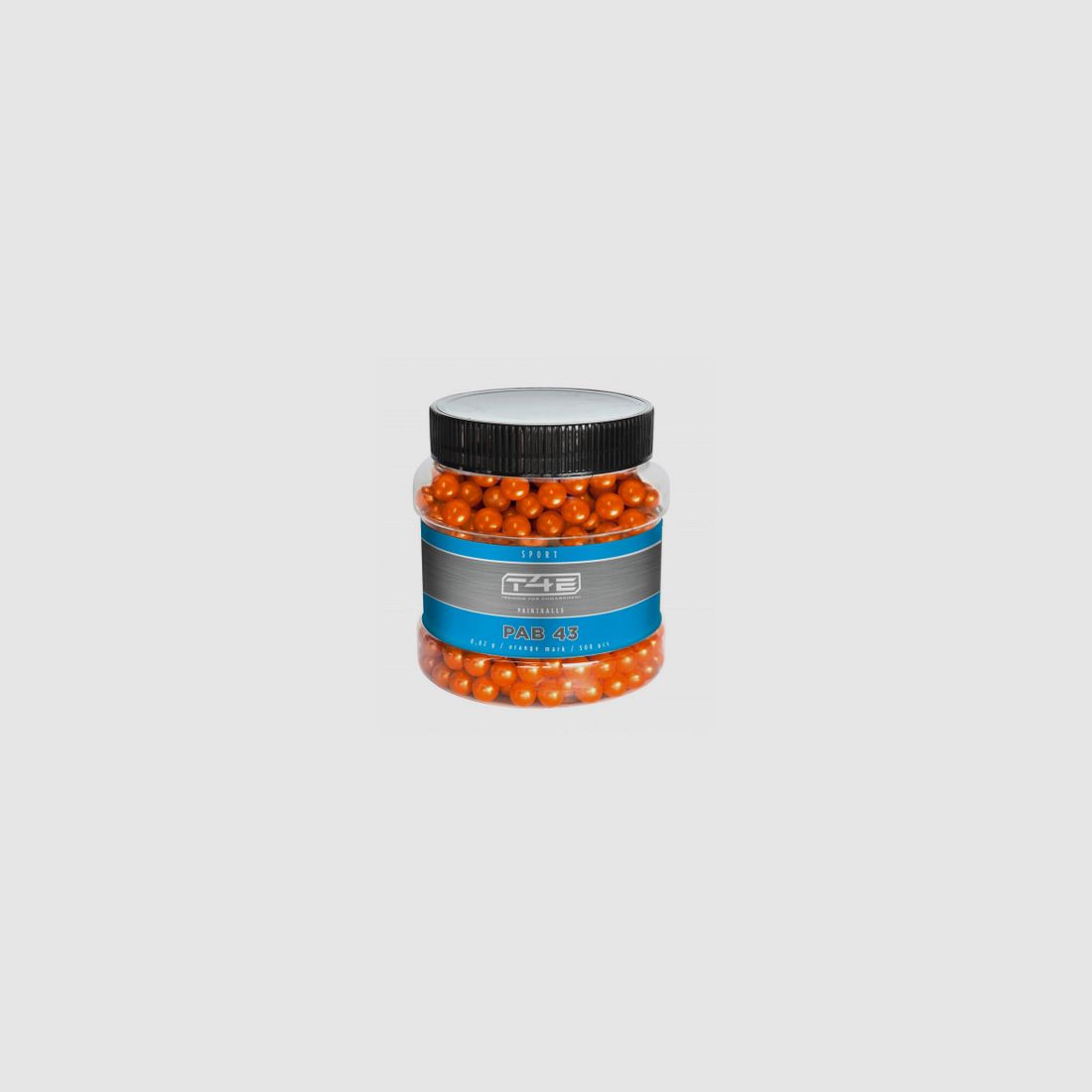 T4E SPORT PAB PAINTBALL KAL 43 0,82 G ORANGE 500 STK